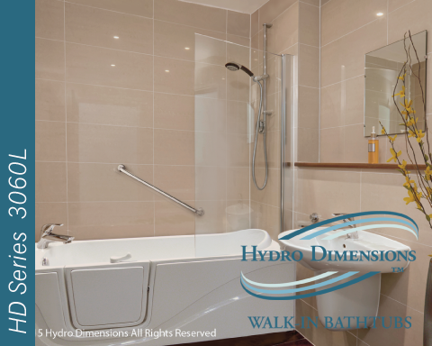 Hydro Dimensions 3060L Walk In Tub