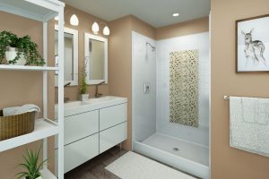 handicap accessible shower image