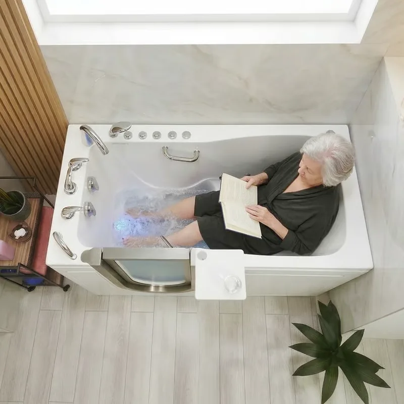 Ella's Bubbles Ultimate walk in tub, 30 x 60, air, hydro and foot massage