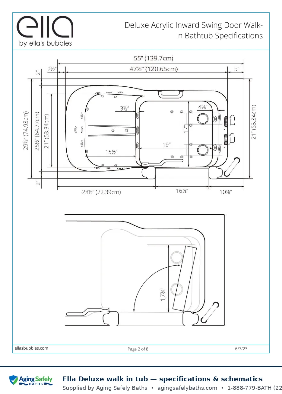 Factory schematic with dimensions
