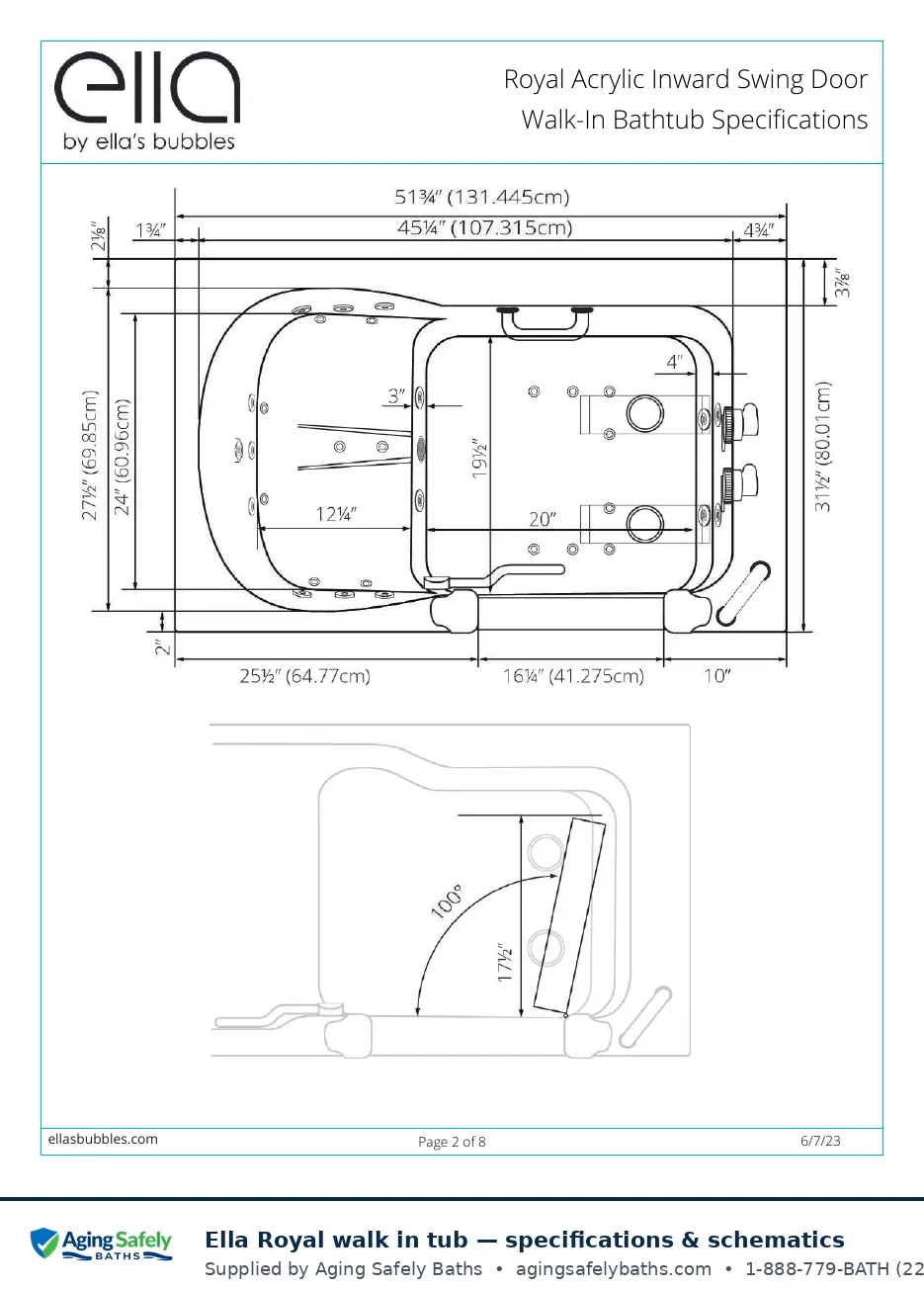 Factory schematic with dimensions