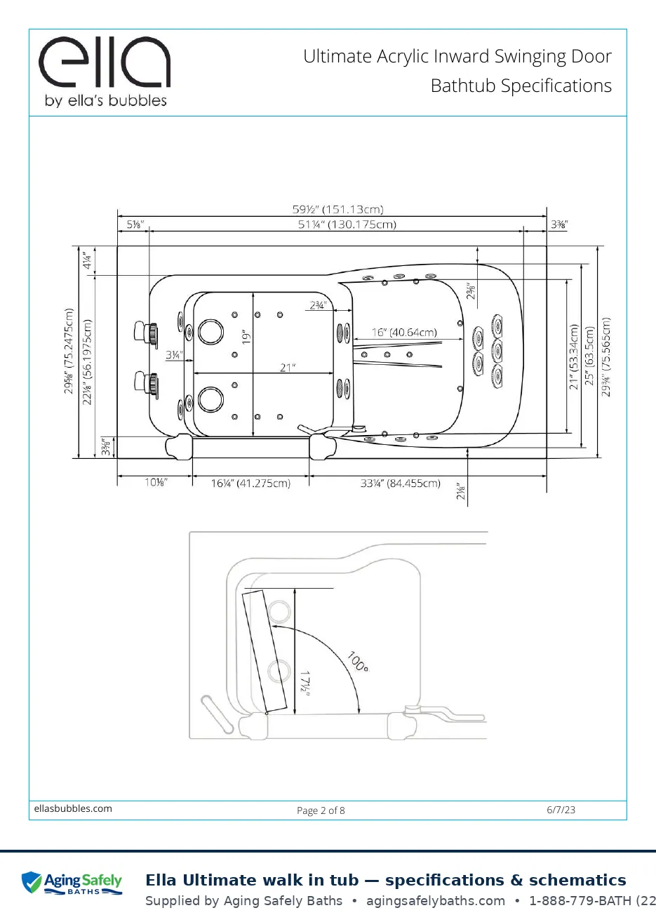 Factory schematic with dimensions